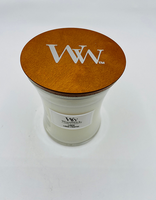 Wood Wick Linen Candle | Impala Online