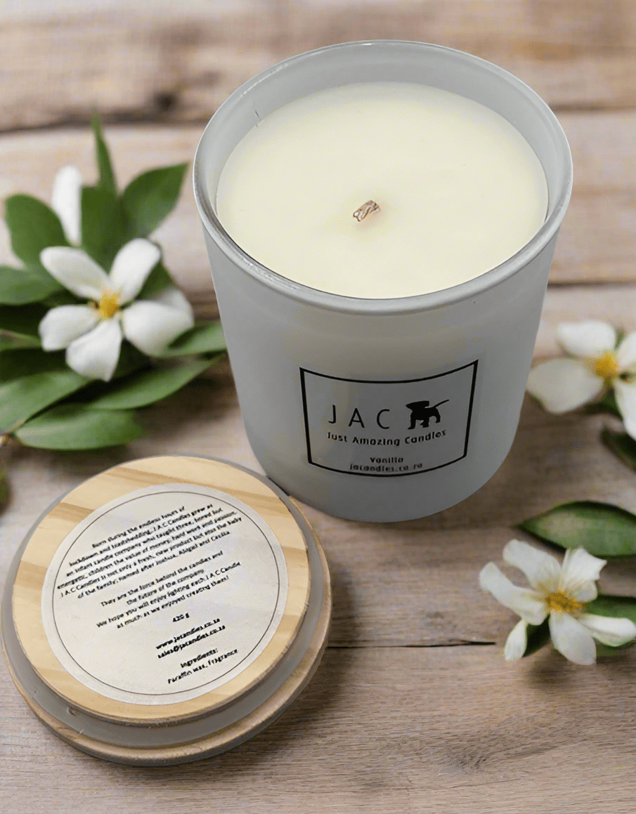 J A C Vanilla Candle - Impala Online