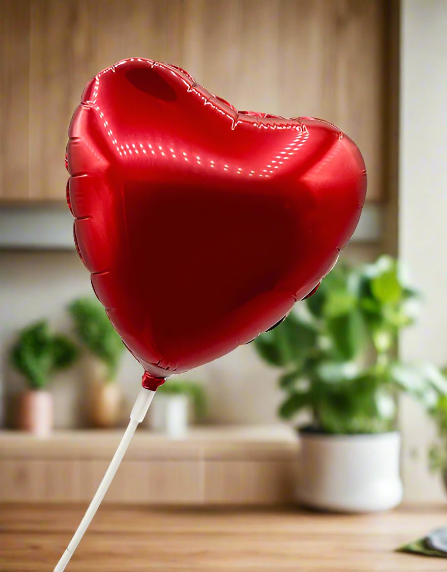 Red Heart Stick Balloon - Impala Online