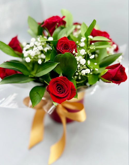 Romantic Red Rose Arrangement - Impala Online