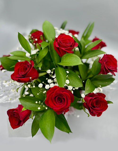 Romantic Red Rose Arrangement - Impala Online