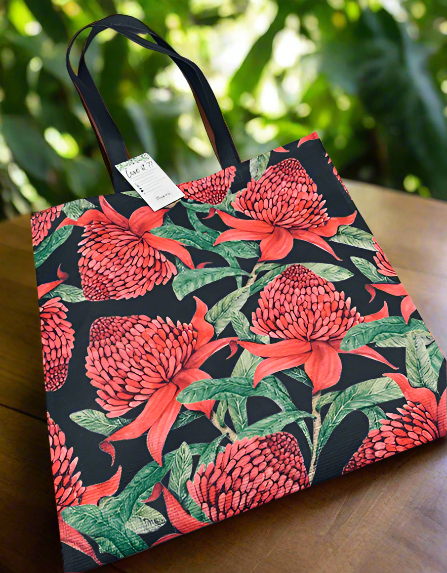 Shopping Bag - Waratah Protea - Impala Online