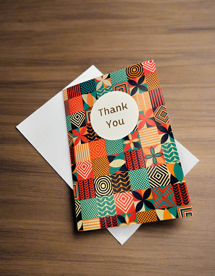 Thank You - pattern card - Impala Online