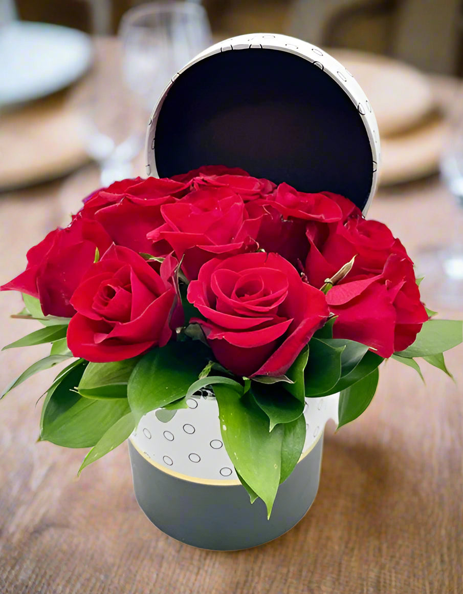 Box of Roses Arrangement - Impala Online